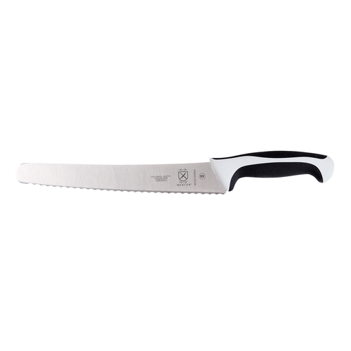 Mercer Culinary M23210WBH Millennia® 10" Stamped Japanese Steel Wide Wavy Bread Knife