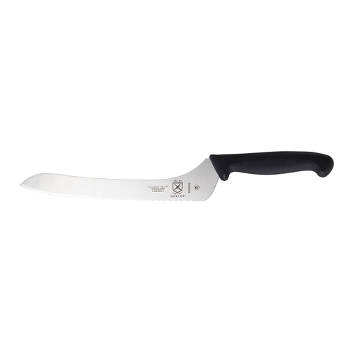 Mercer Culinary M23890 Millennia® 9" Offset Japanese Steel Wavy Edge Bread Knife