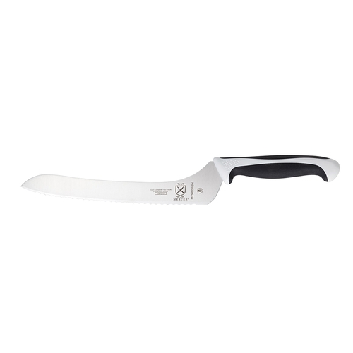 Mercer Culinary M23890WBH Millennia® 9" Offset Japanese Steel Wavy Edge Bread Knife