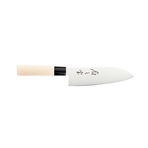 Mercer Culinary M24407 Asian Collection 7" Stamped German Steel All Purpose Knife