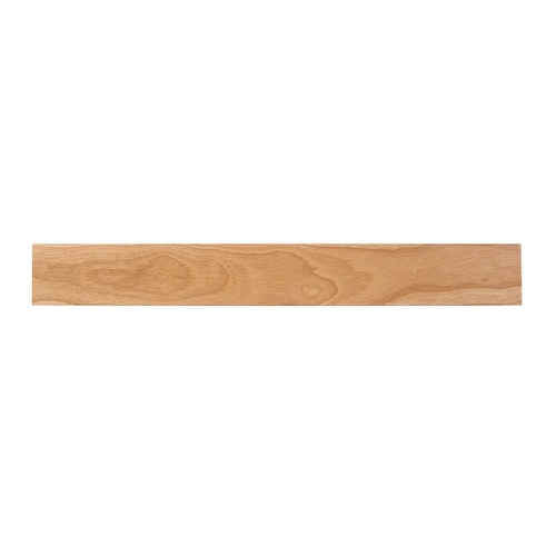 Mercer Culinary M30731RW Rubberwood 18" x 2.38" Magnetic Bar w/ Recessed Magnets