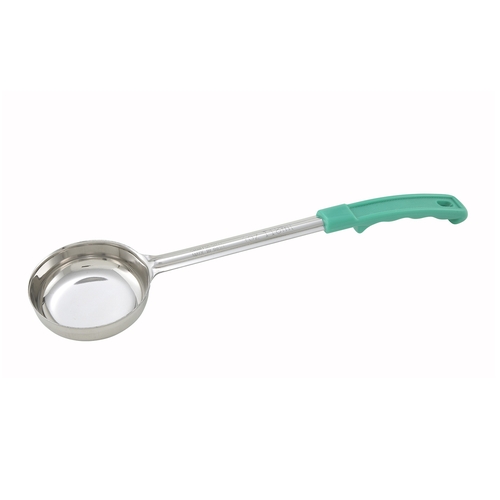 Winco FPS-4 4 Oz. Stainless Steel Green Solid Food Portioner