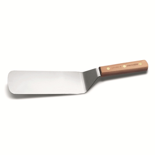 Dexter Russell 2386C-8 Traditional 8"x3" Offset Grill Turner w/ Beech Handle