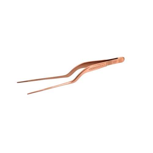 Mercer Culinary M35236RG Precision Plus™ Rose Gold 6.5" Stainless Steel Offset Tongs 