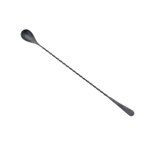 Mercer Culinary M37010VBK Barfly 13.2"Stainless Steel Twisted Japanese Style Bar Spoon