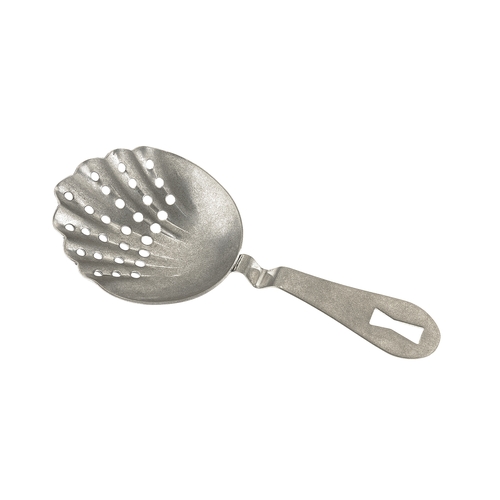 Mercer Culinary M37029VN Barfly 7" Stainless Steel Scalloped Julep Bar Strainer