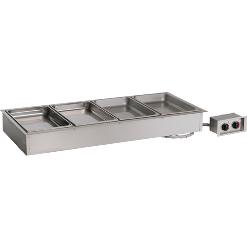 Alto-Shaam 400-HW/D4 Halo Heat Four 12" x 20" Pan Electric Drop-In Hot Food Well