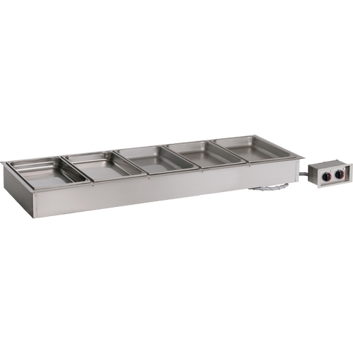 Alto-Shaam 500-HW/D4 Halo Heat® Five 12" x 20" Pan Electric Drop-In Hot Food Well