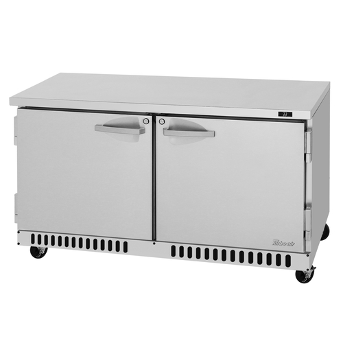 Turbo Air PUR-60-FB-N 60.25" Two Door Undercounter Refrigerator