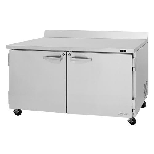 Turbo Air PWF-60-N 60.25" 15.5 Cubic Foot Two Section Worktop Freezer