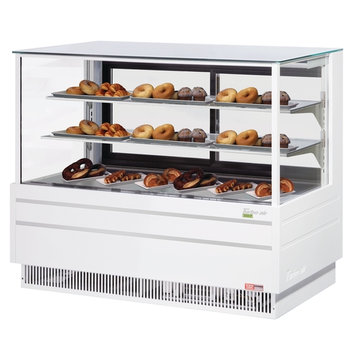 Turbo Air TCGB-60UF-DR-W(B) 60.5" 19.4 Cubic Foot Dry Bakery Display Case