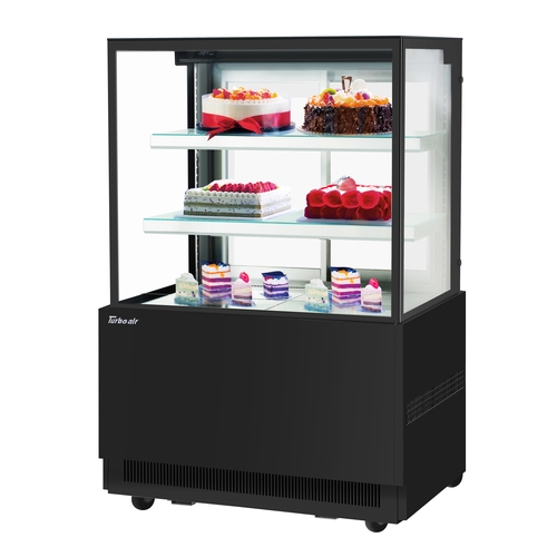 Turbo Air TBP36-54NN-W(B) 35" Wide 12.5 Cubic Foot Refrigerated Bakery Display Case