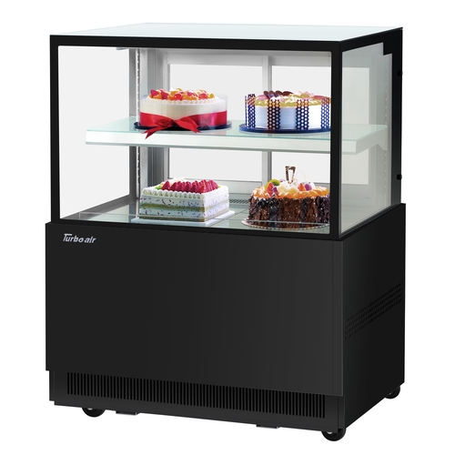 Turbo Air TBP36-46NN-W(B) 35" Wide 9 Cubic Foot Refrigerated Bakery Display Case