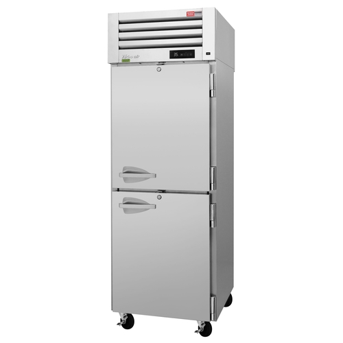 Turbo Air PRO-26-2R-SG-PT-N(-L)(-RL) 28.75" Wide 25 Cubic Foot Two Door Pass-Through Refrigerator