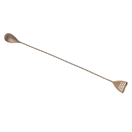 Mercer Culinary M37072ACP Barfly 15.75" Stainless Steel Twisted Bar Spoon