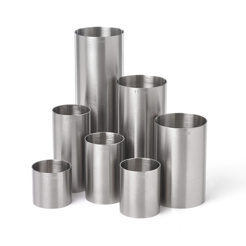 Mercer Culinary M37097 Barfly 7-Piece Stainless Steel Thimble Measure Set