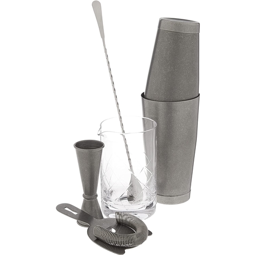 Mercer Culinary M37131VN Barfly® 5-Piece Cocktail Mixing Set w/ Vintage Finish