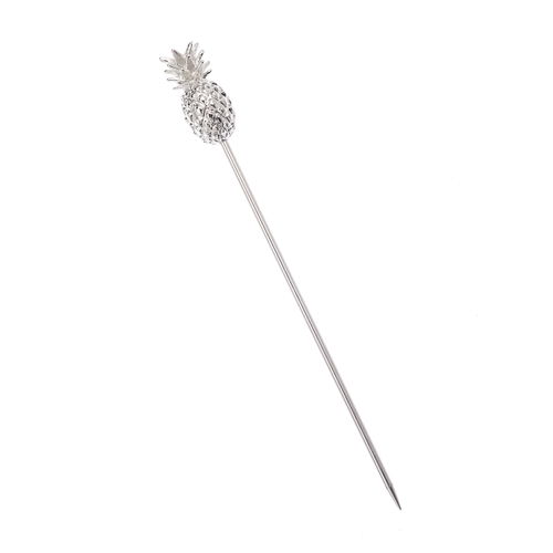 Mercer Culinary M37181 Barfly 4.38" Stainless Steel Cocktail Picks w/ Pineapple Top