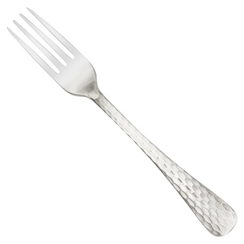 Winco 0023-05 Caspian Medium Weight Stainless Steel Dinner Fork - 1 Doz