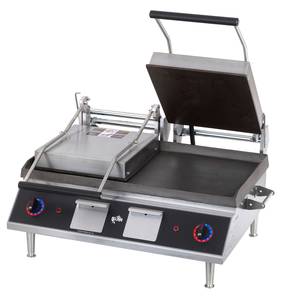 Star GR28IB Two Sided Sandwich Grill - Iron / Smooth-14 X 28