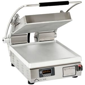 Star PGT14I Two Sided Panini Sandwich Grill Iron Grooved Plates 14"x14"