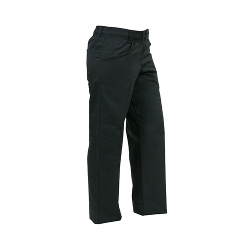 Mercer Culinary M61080BK1X Genesis Womens Black Chefs Pants w/ Elastic Waist - XL