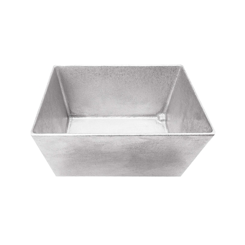 TableCraft CW5026N Simple Solutions™ 4.25" Aluminum Bowl w/ Straight Edge