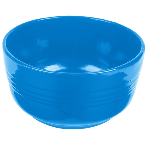 TableCraft CW3180SBL Cold Holding 6.75qt. Sky Blue Finish Aluminum Fruit Bowl