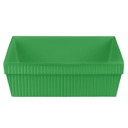 TableCraft CW1494GN Cold Holding 24 qt. Green Finish Aluminum Square Bowl