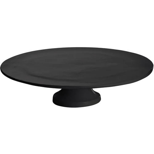 TableCraft CW17005BK Cold Holding 13-1/2" dia. Black Cake Stand w/ Platter