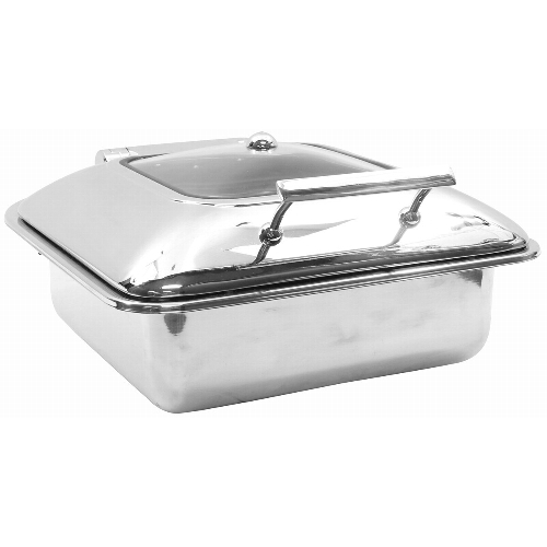 TableCraft CW40163 6 Qt. Induction Round Chafer Dish w/ Two-Thirds Size