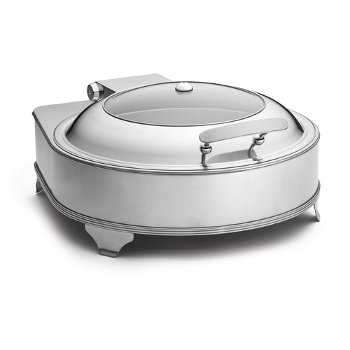 TableCraft CW40164 6 Qt. Electric Round Chafer Dish w/ Holding Stand