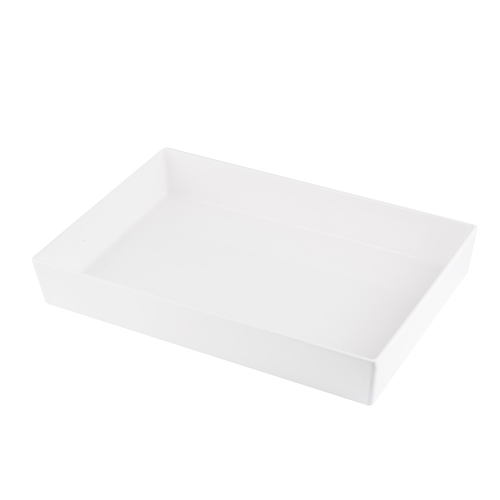 TableCraft CW5000N Simple Solutions™ Full Size 10 Qt. Long Aluminum Bowl