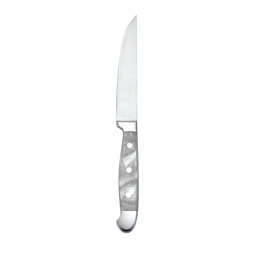 Oneida B907KSSA Pearl Crest Stainless Steel 9.25" 1-Piece Steak Knife- 1 Doz