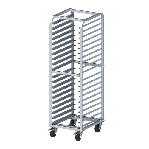 Winco AWRK-20HBK Full Height Welded Mobile Sheet Pan Rack w/ 20 Pan Capacity