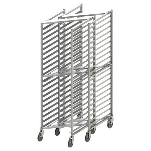 Winco AWZK-20 Welded Aluminum Nesting Sheet Pan Rack w/ 3" Spacing