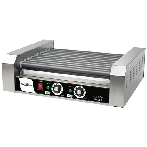 Winco EHDG-11R Spectrum™ Countertop Electrical Hot Dog Grill - 1400 Watts 