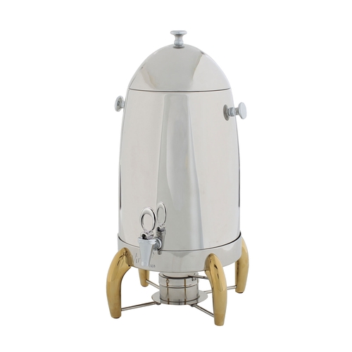 Winco 905A Virtuoso Stainless Steel 5 Gallon Coffee Urn - Mirror Finish