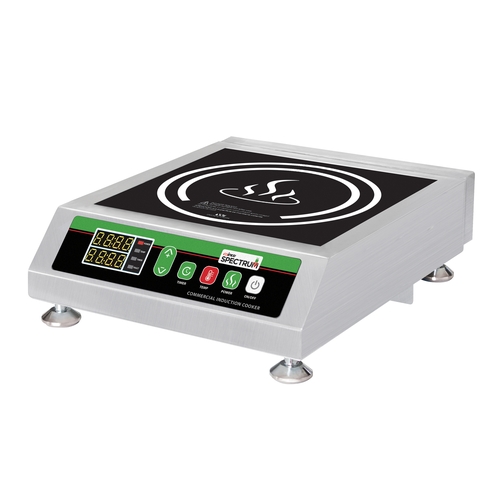 Winco EICS-34 Spectrum™ Countertop Electrical Induction Cooker- 3400 Watts