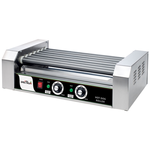 Winco EHDG-7R Spectrum™ Countertop Electrical Hot Dog Grill - 900 Watts 