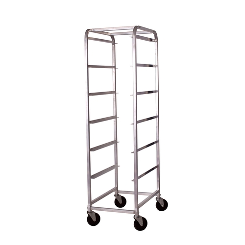 Winco ABBC-6 Full Height Mobile 14 Gauge Aluminum Bus Box Rack