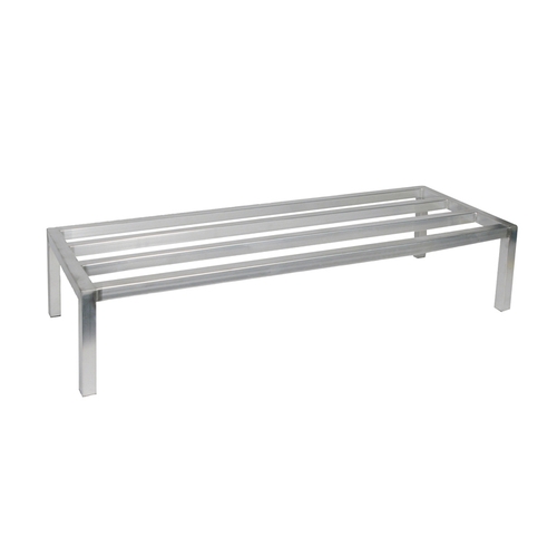 Winco ADRK-2060 60" x 20" Welded Aluminum Tubular Dunnage Rack