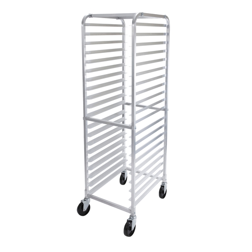 Winco ALRK-20 Full Height Mobile Sheet Pan Rack w/ (20) Full-Size Pan Cap.