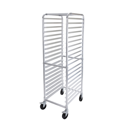 Winco ALRK-20BK Full Height Mobile Sheet Pan Rack w/ (20) Full-Size Pan Cap.