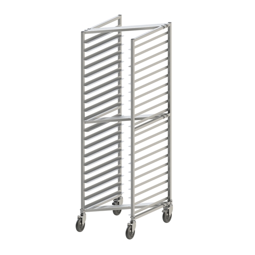 Winco ALZK-20BK Nesting Mobile Sheet Pan Rack w/ (20) Full-Size Pan Cap.