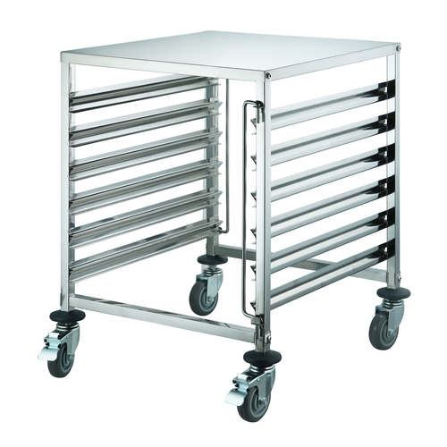 Winco SRK-12D Half Height Stainless Steel Double Size Food Pan Rack 