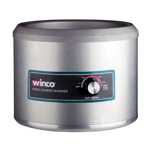 Winco FW-7R500 7 Qt Round Countertop Electric Food Warmer