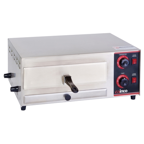 Winco EPO-1 Countertop Pizza Oven w/ Dual Independent Heating Elements