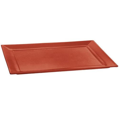 TableCraft CW3620CP Rectangular Cast Aluminum 17.8" x 14.6" Platter - Copper