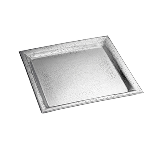 TableCraft R2020 Remington™ 20" x 20" Square Stainless Steel Tray 